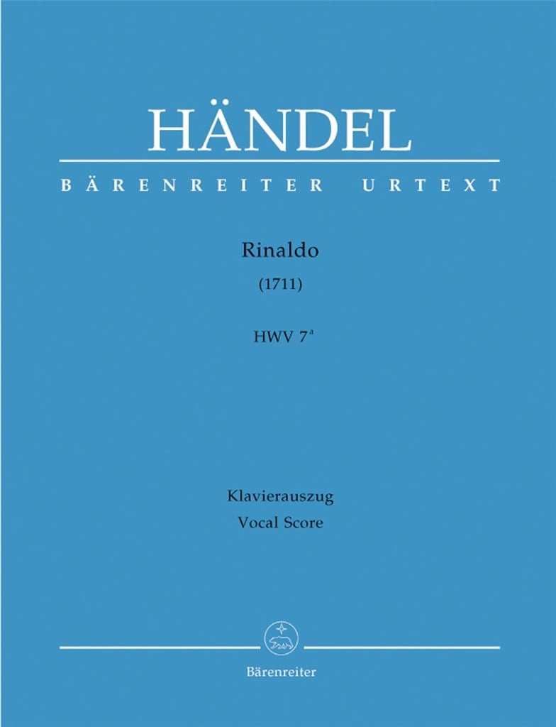 Rinaldo Opera Seria In Tre Atti (1711) - Hwv 7A